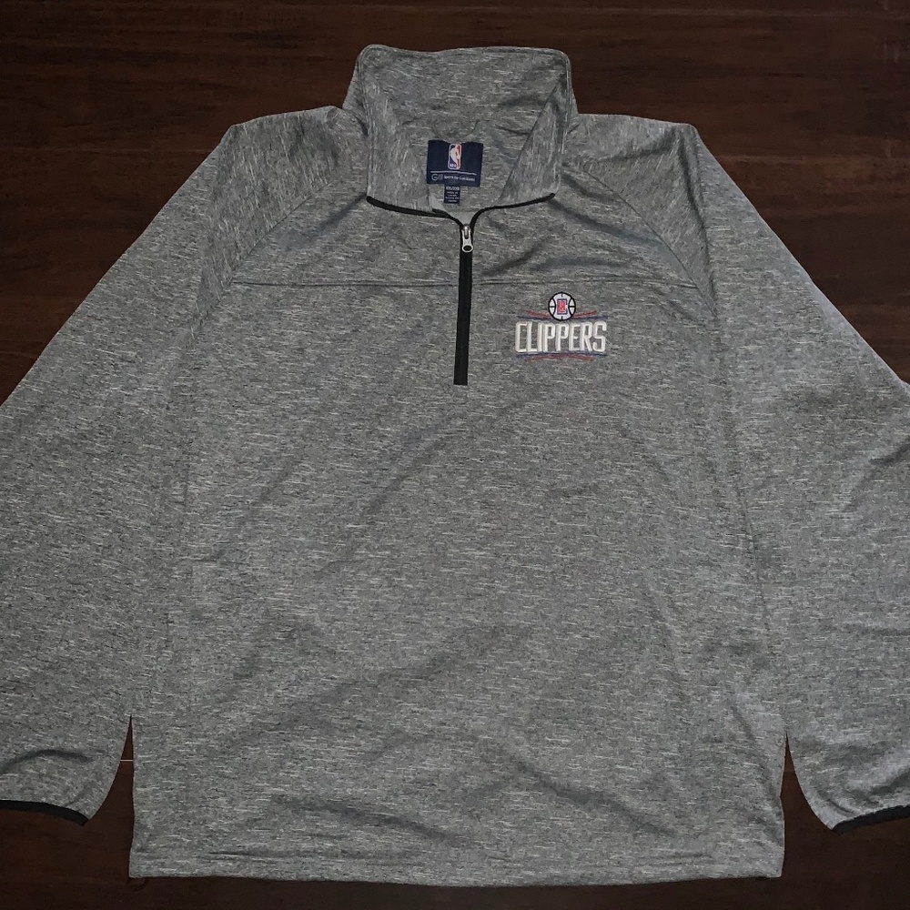GIII LA Clippers 1/4 Zip Pullover Sweater Size XXL
